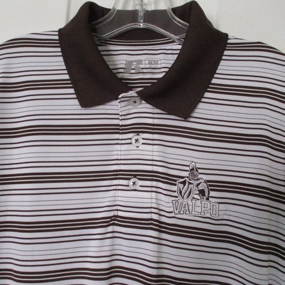 Russell Mens S/S Valpo (Valparaiso University) Polo Shirt NWT - Medium - Picture 1 of 5